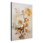 Cuadros Pintura de flores y hojas