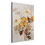Cuadros Pintura de flores sobre una superficie blanca