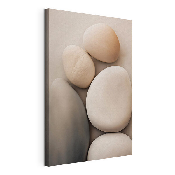 Cuadros Conjunto de rocas blancas y grises