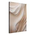 Cuadros Curvas fluidas en tonos neutros suaves