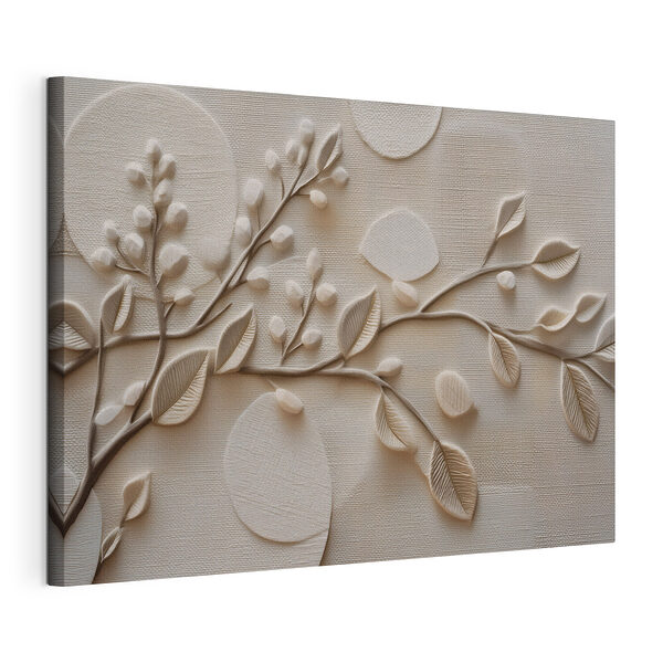 Cuadros Elementos naturales con un diseño de relieve suave