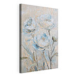 Cuadros Pintura de flores sobre una superficie blanca