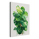 Cuadros Planta grande y verde con hojas grandes