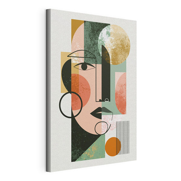 Cuadros Obra de arte que representa un rostro