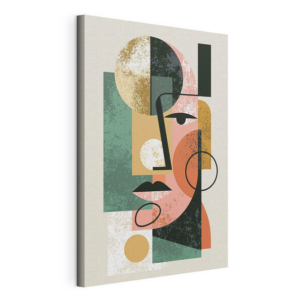 Cuadros Obra de arte que representa un rostro