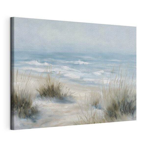 Cuadros Cuadros Playa con hierba y olas (SKU: s49406)