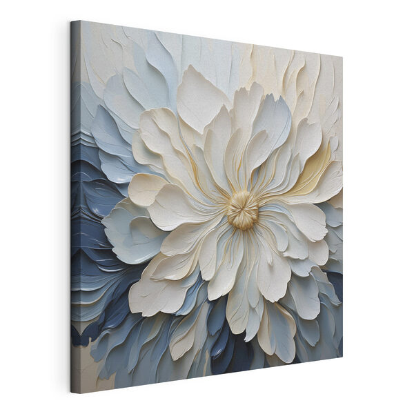 Flor blanca y azul Cuadros Flor blanca y azul