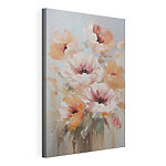 Cuadros Pintura de flores sobre una superficie blanca