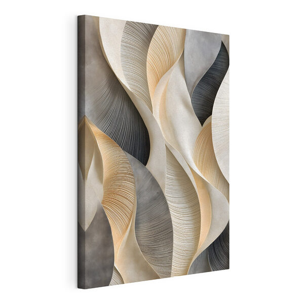 Olas de elegantes diseños en papel Cuadros Olas de elegantes diseños en papel