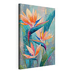 Cuadros Pintura de flores y hojas