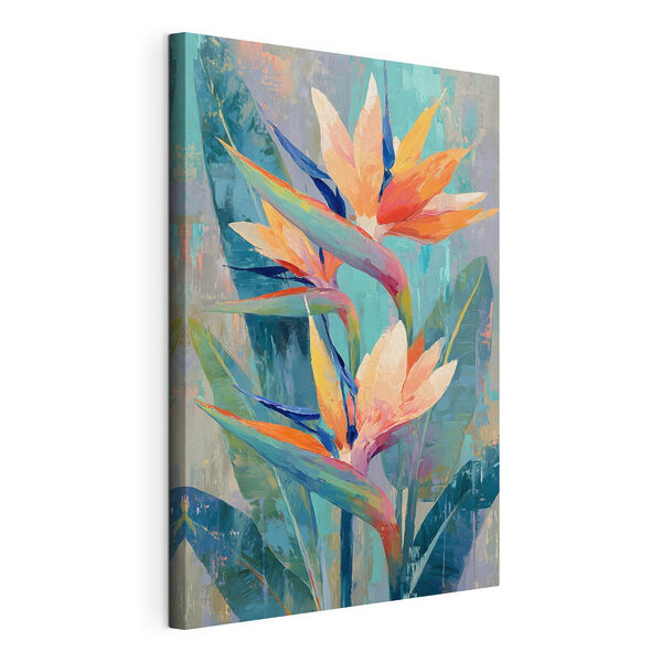 Pintura de flores y hojas Cuadros Pintura de flores y hojas