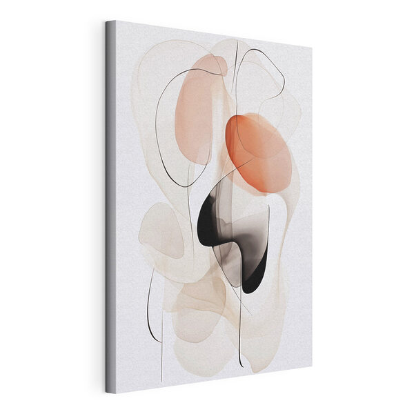 Cuadros Formas abstractas en tonos suaves