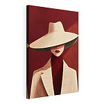 Cuadros Mujer con sombrero