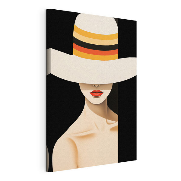 Cuadros Mujer con sombrero