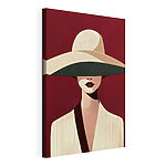 Cuadros Mujer con sombrero