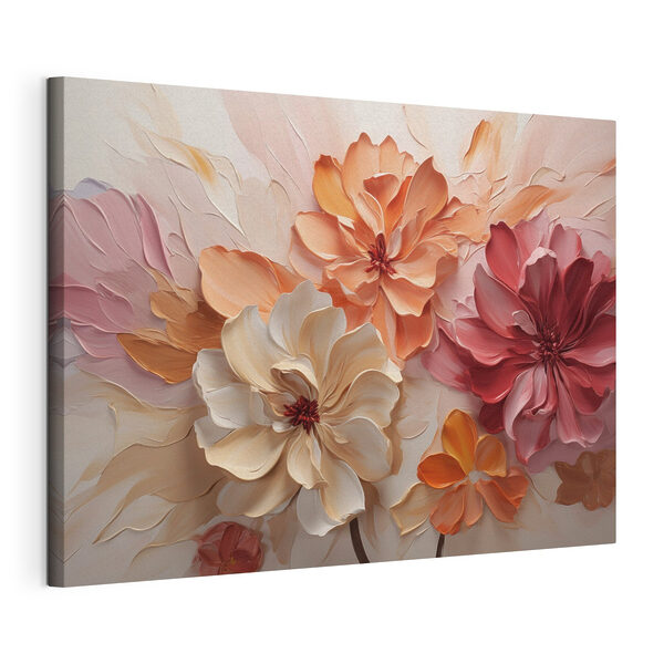 Cuadro de flores en una pared Cuadros Cuadro de flores en una pared