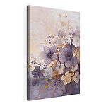 Cuadros Pintura de flores sobre una superficie blanca