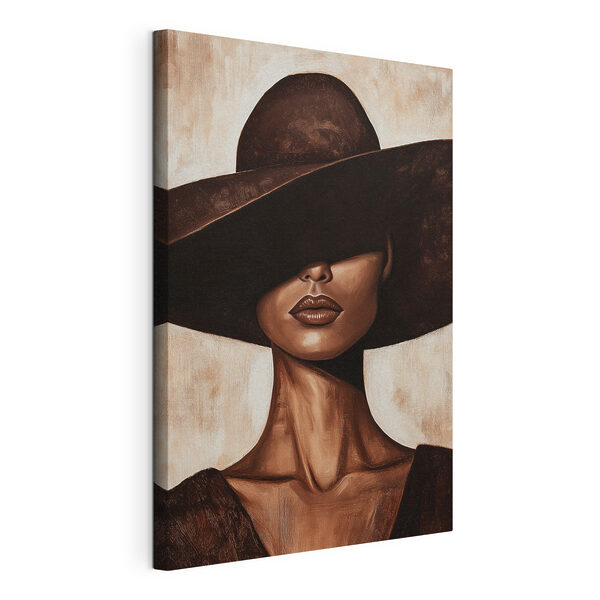 Cuadros Mujer con sombrero