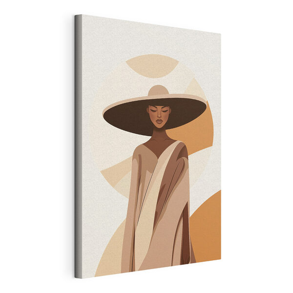 Cuadros Mujer con sombrero