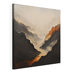 Cuadros Cordillera con humo