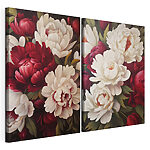 Lámina modular sobre lienzo Flores vibrantes en armonía y colorido