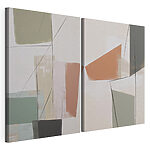 Lámina modular sobre lienzo Pintura de diferentes colores