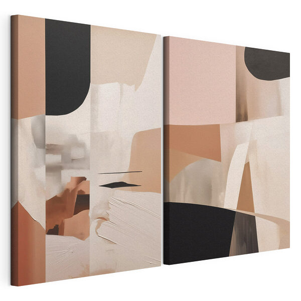 Lámina modular sobre lienzo Collage artístico