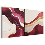 Lámina modular sobre lienzo Colores que fluyen en armoniosas ondas