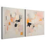 Lámina modular sobre lienzo Pintura de diferentes colores