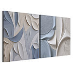 Lámina modular sobre lienzo Capas artísticas en colores relajantes