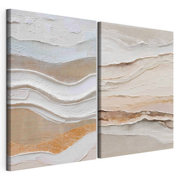 Suaves matices de color y textura Lámina modular sobre lienzo Suaves matices de color y textura