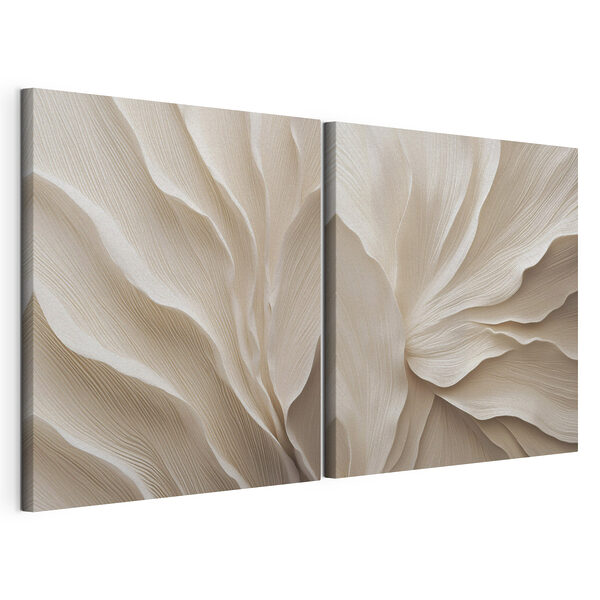 Motivos fluidos en tonos suaves Lámina modular sobre lienzo Motivos fluidos en tonos suaves