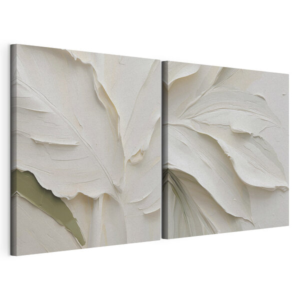 Lámina modular sobre lienzo Elegantes capas de tonos suaves