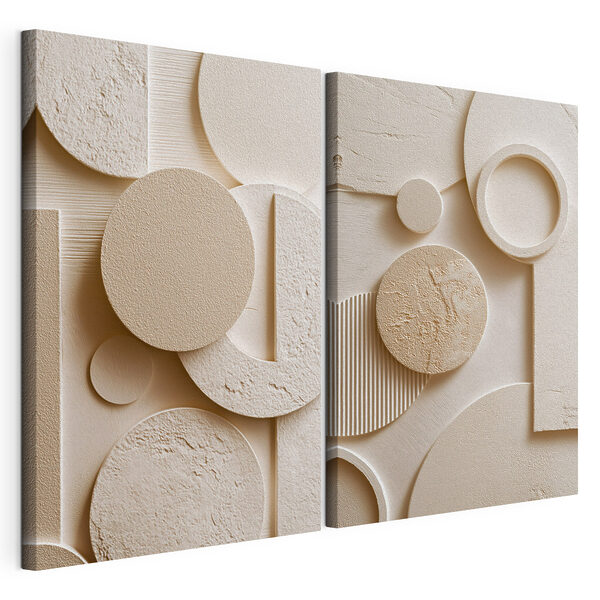 Lámina modular sobre lienzo Lámina modular sobre lienzo Collage de diferentes formas (SKU: m30740)