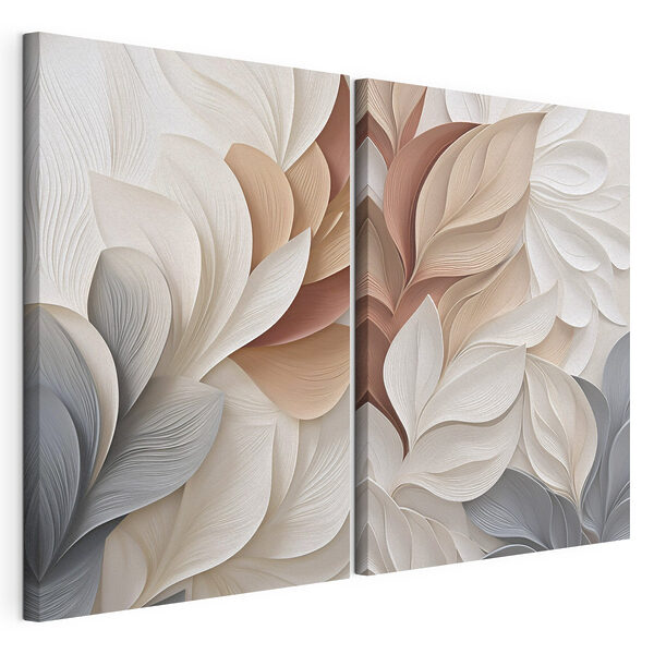 Delicadas capas de la belleza de la naturaleza Lámina modular sobre lienzo Delicadas capas de la belleza de la naturaleza