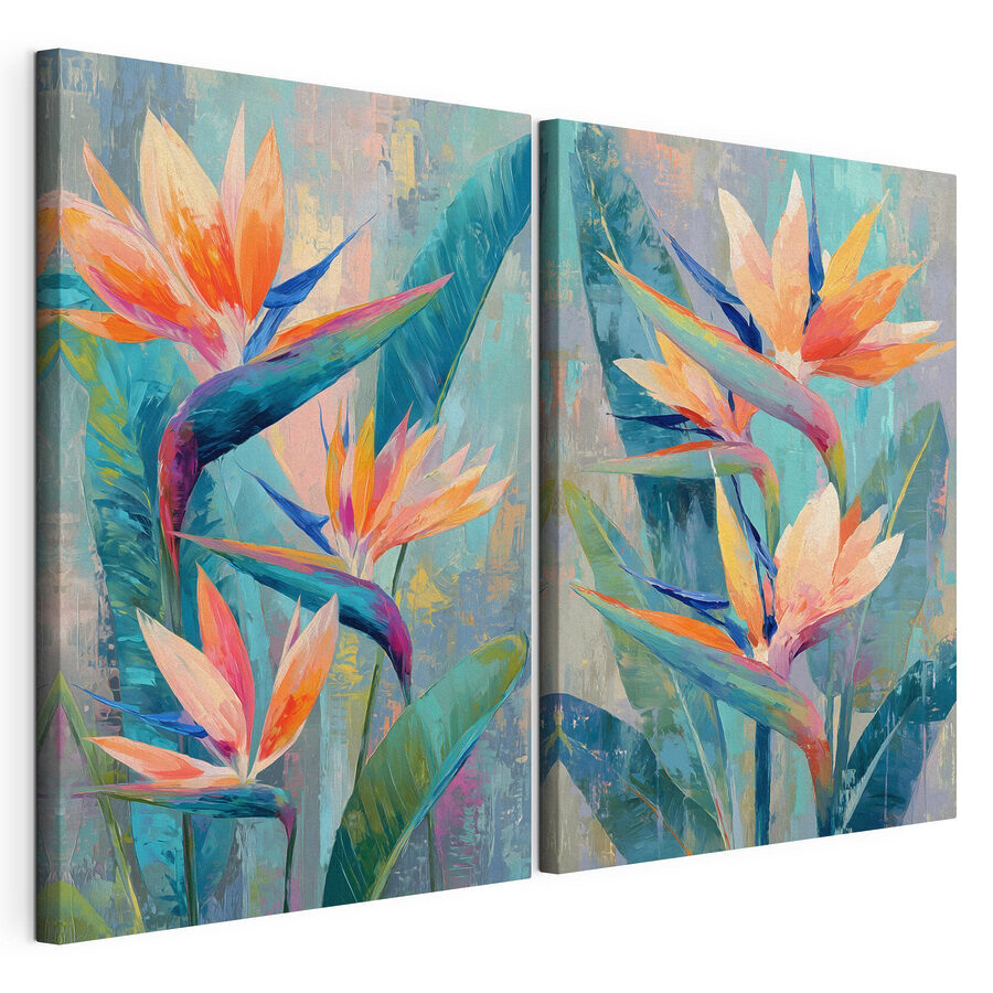Cuadro modular Estrelitzias alegres (SKU: m30814)