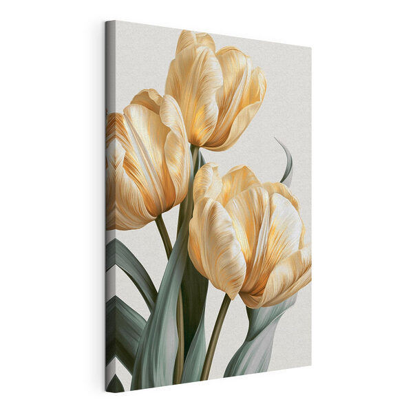 Cuadros Elegantes tulipanes en tonos suaves