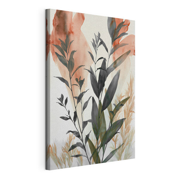 Cuadros Pintura de hojas y plantas