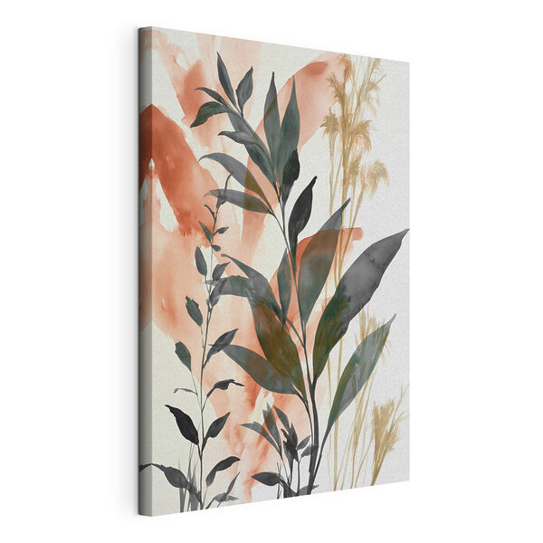 Cuadros Pintura de hojas y plantas
