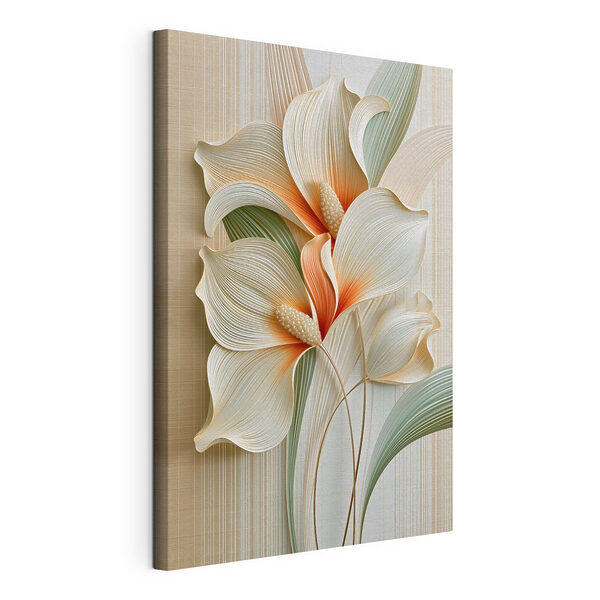 Cuadros Elegantes flores en tonos suaves